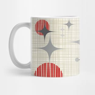 Eames Era Starbursts and Globes 2 (Bkgrnd) Mug